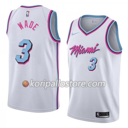 Miami Heat Dwyane Wade 3 Nike City Edition Miesten Pelipaidat Swingman 